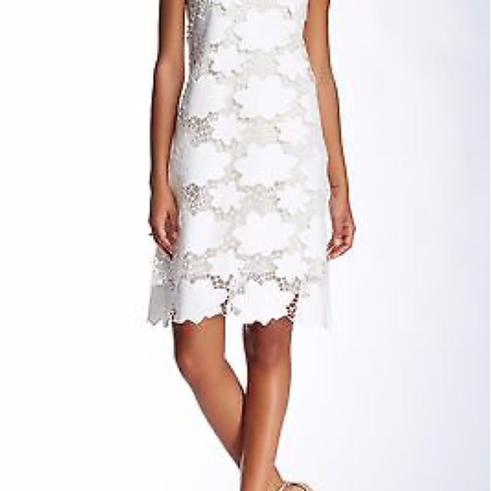 Julia Jordan NWT White lace dress size 6 - Picture 2 of 9